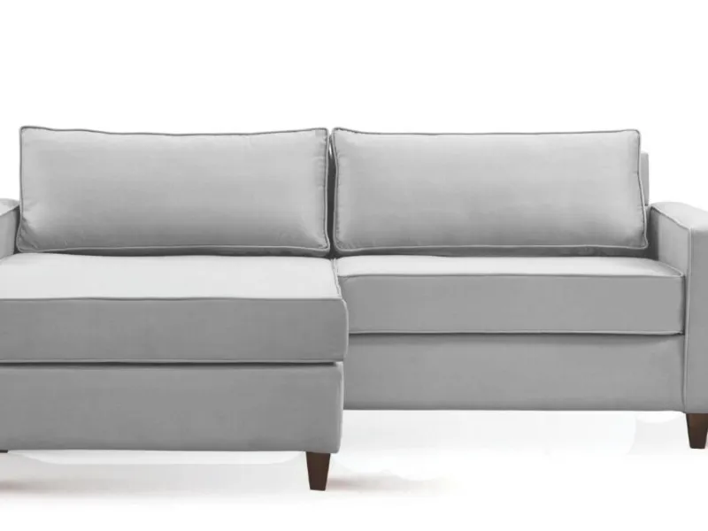 Sofá con Chaise DESIREÉ - Gris en Gris - Sillones y sofás, Uruguay | Finkel