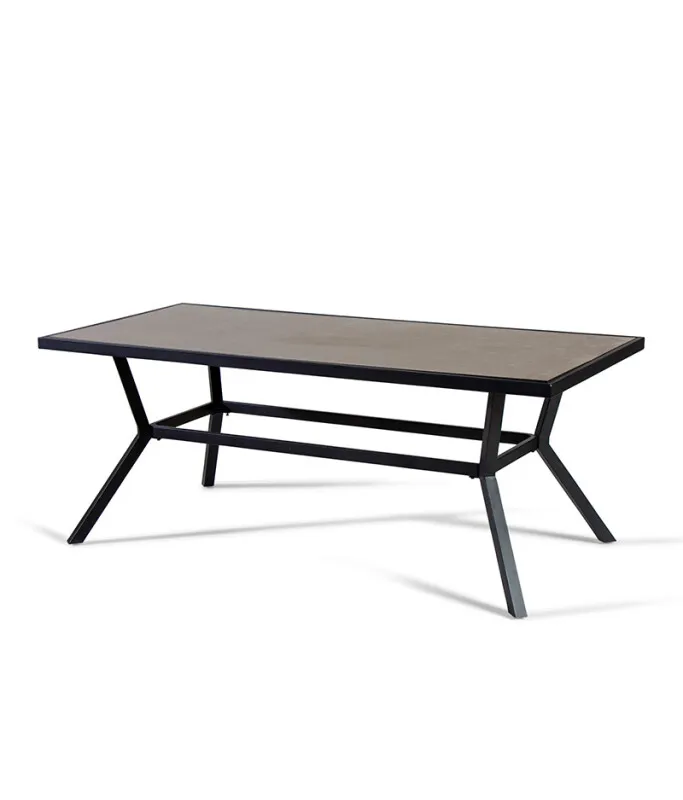 MESA DE COMEDOR PETRA 180X84X72H CM en Gris - Muebles para el exterior, Uruguay | Vinibel