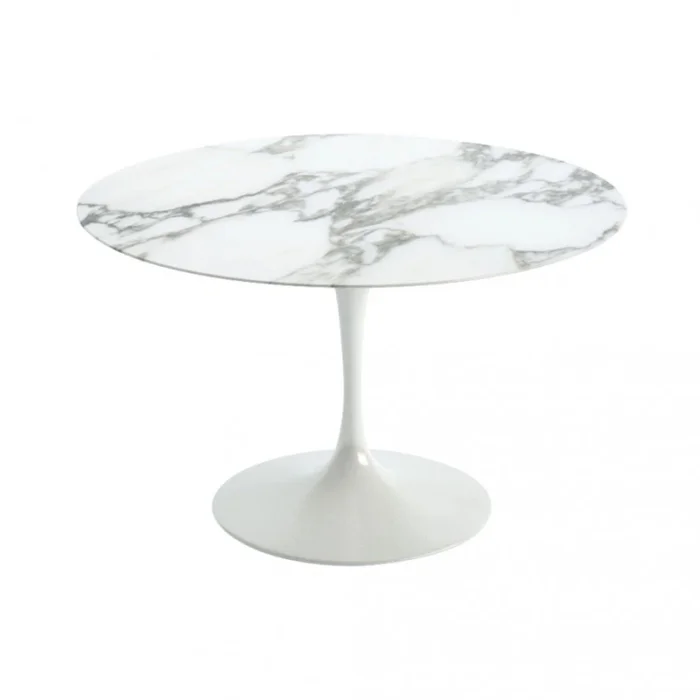Mesa Tulip - 120cm - Mármol en Blanco - Mesas de living, Uruguay | Walnut, vista 2