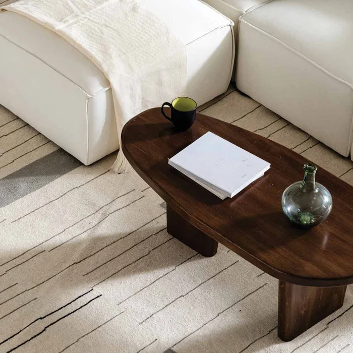 Mesa de centro Milo - Nogal en Marrón, Nogal - Mesas de living, Uruguay | Walnut