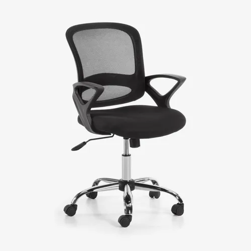 Silla de escritorio Tangier - negro en Negro - Escritorios y sillas de escritorio, Uruguay | Kavehome