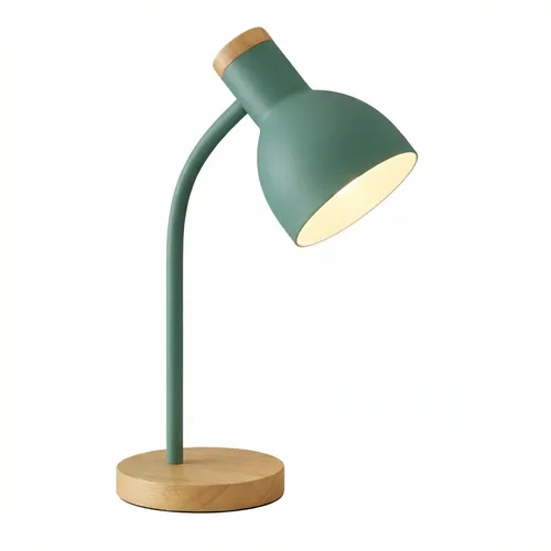 Lámpara de mesa Nora Sage en Verde Oliva / Sage y Madera clara - Lámparas de mesa, Uruguay | La Perla
