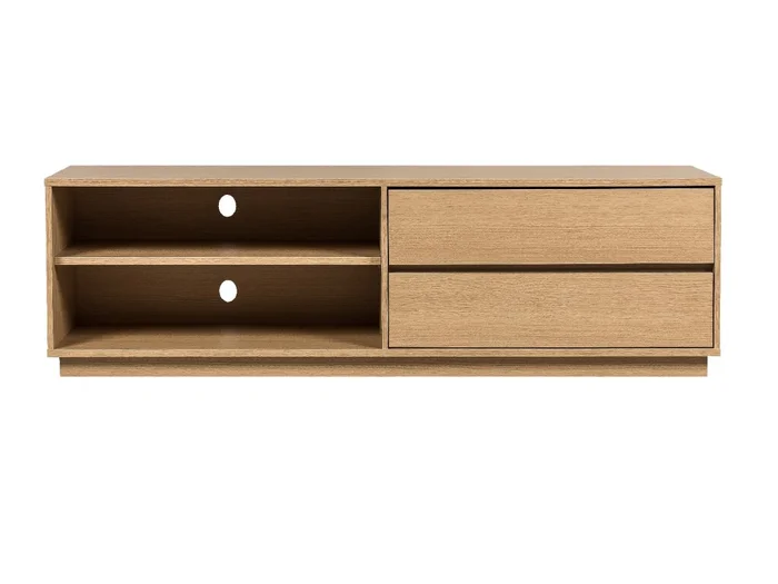 Rack Linea NATURA 1.80 m en Madera natural - Muebles para TV, Uruguay | Finkel
