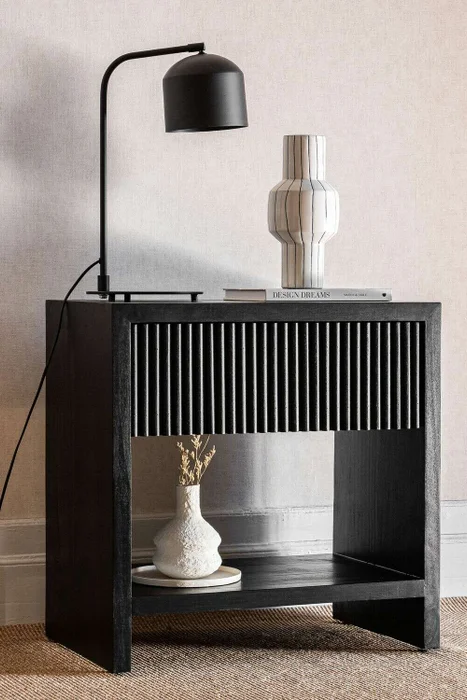 MESA DE LUZ STUDIO - BLACK - Mesas de luz, Uruguay | La Iberica