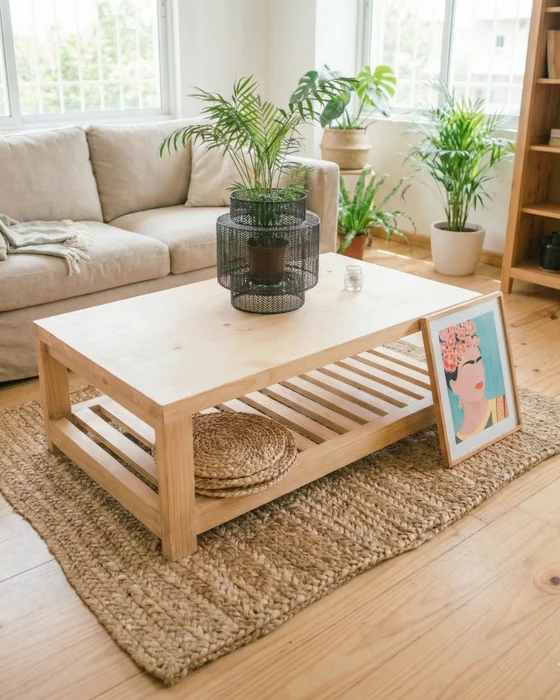 Mesa Ratona Fuko en Madera natural - Mesas de living, Uruguay | Treehouse Deco, vista 2