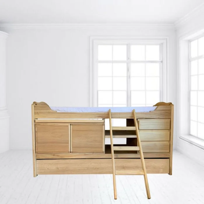 Cama Escritorio en Madera natural - Dormitorio, Uruguay | Fábrica Italiana