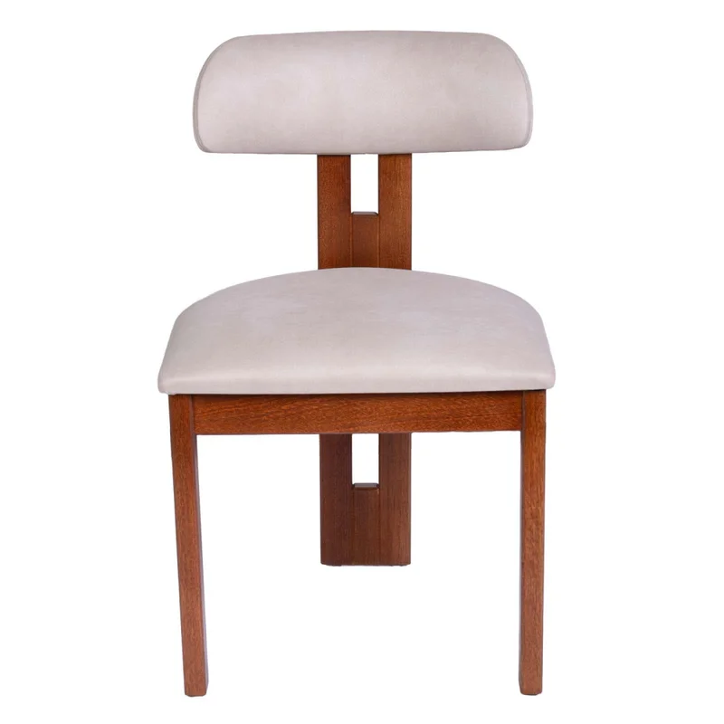 Silla De Comedor Eucalipto Marron Doria en Marrón - Sillas, Uruguay | Divino, vista 3