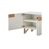 MUEBLE VAJILLERO 2 PUERTAS - LACA OFF WHITE - DETALLES MADERA CLARA en Madera natural - Aparadores y recibidores, Uruguay | Champagne Home, vista 5 de 5