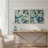 CUADRO CANVAS 60x60cm MARCO PINTURA FLORES AZUL 2 en Azul - Decoración de pared, Uruguay | Decohogar, vista 2 de 2