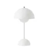 Lampara De Mesa Recargable Kers Blanco en Blanco - Lámparas de mesa, Uruguay | Serlux, vista 1 de 4