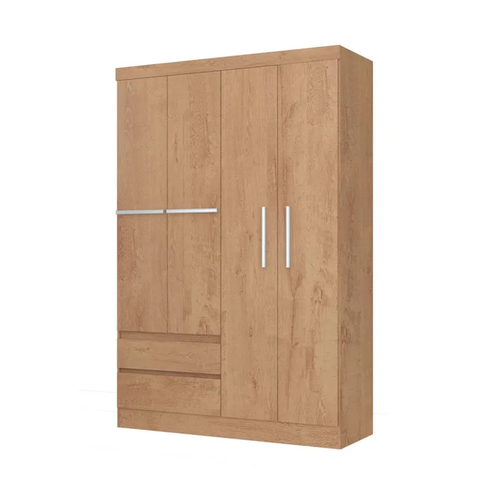 Placard Ropero 4 Puertas Mdp Marron 0400r Viena en Marrón - Roperos y placares, Uruguay | Divino, vista 2