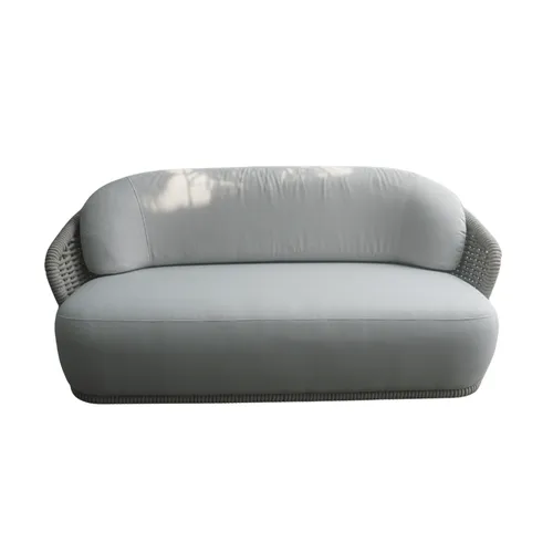 SOFÁ MALLORCA OUTDOOR CON ALMOHADONES en Gris - Muebles para el exterior, Uruguay | Masinfinito Casa
