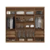Ropero Placares Master Vip 8 Puertas 8 Estantes Con Espejo en JATOBA ARENA - Butacas, banquetas y puffs, Uruguay | Soy Hogar, vista 7 de 8