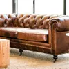 SILLON CHESTERFIELD CUERO ITALIANO - 3 CUERPOS - Sillones y sofás, Uruguay | La Iberica, vista 7 de 30