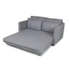 Sofá Cama Niki - Tela Rústica - 9910 (Lino Gris) en Gris - Sillones y sofás, Uruguay | NYR, vista 3 de 8