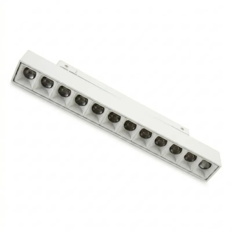 Spot Lineal Magnético G2 6W 2700K Blanco en Negro - Lámparas colgantes, Uruguay | Serlux