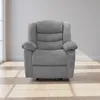 Recliner Eléctrico Tela Gris Marsella Ii en Gris - Sillones y sofás, Uruguay | Divino, vista 1 de 9
