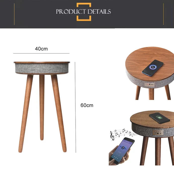 Mesa Smart bluetooth en Madera natural - Mesas de comedor, Uruguay | Decotech, vista 7
