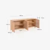 Aparador Beyla de madera maciza y chapa de roble 180 x 71,5 cm FSC 100 % en Madera natural - Aparadores y recibidores, Uruguay | Kavehome, vista 9 de 9