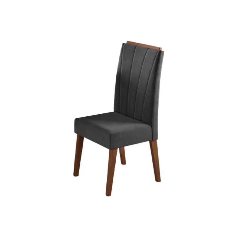 Comedor Elegante 6 Sillas Tapizadas 100% Mdp en MIEL/GRAFITO - Mesas de comedor, Uruguay | Soy Hogar, vista 3