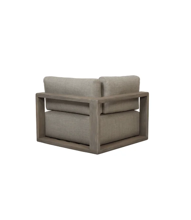 MODULO LUCIANO OUTDOOR TEKA GRIS CON ALMOHADONES en Gris - Muebles para el exterior, Uruguay | Más Infinito Casa, vista 5