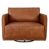 Butaca 1 Cuerpo Cuero-100-natural Marron Romeo Camel en Marrón - Sillones y sofás, Uruguay | Divino, vista 2 de 6