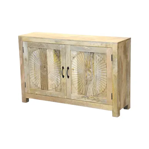 A40G Aparador 125x35x80 en Madera natural - Aparadores y recibidores, Uruguay | Victoriana