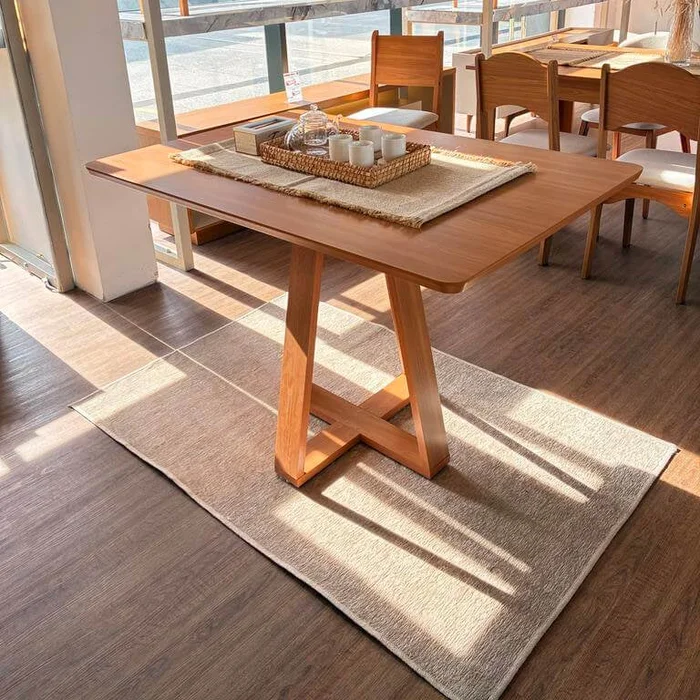 Mesa de comedor Alva - 120CM en Madera natural - Mesas de comedor, Uruguay | Balton, vista 2