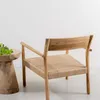Butaca en madera teca y cuerda natural en Beige - Butacas, banquetas y puffs, Uruguay | Entrecasa, vista 4 de 5