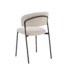 Silla De Comedor Metal-y-tela Natural-beige Danny en Madera natural - Sillas, Uruguay | Divino, vista 4 de 5
