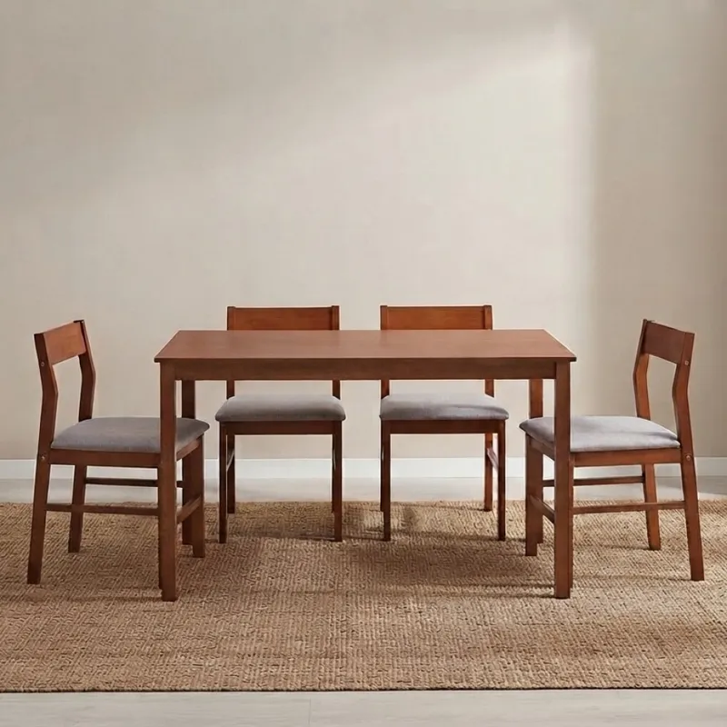 Juego De Comedor Ivory en Marrón - Mesas de comedor, Uruguay | Aihaus