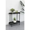 CONSOLA 2 NIVELES 54X25X56CM METAL NEGRO en Negro - Mesas de comedor, Uruguay | Decohogar, vista 2 de 3