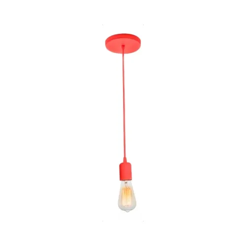 Lámpara Colgante Decorativa Rainbow Rojo en Rojo - Lámparas colgantes, Uruguay | Unilux