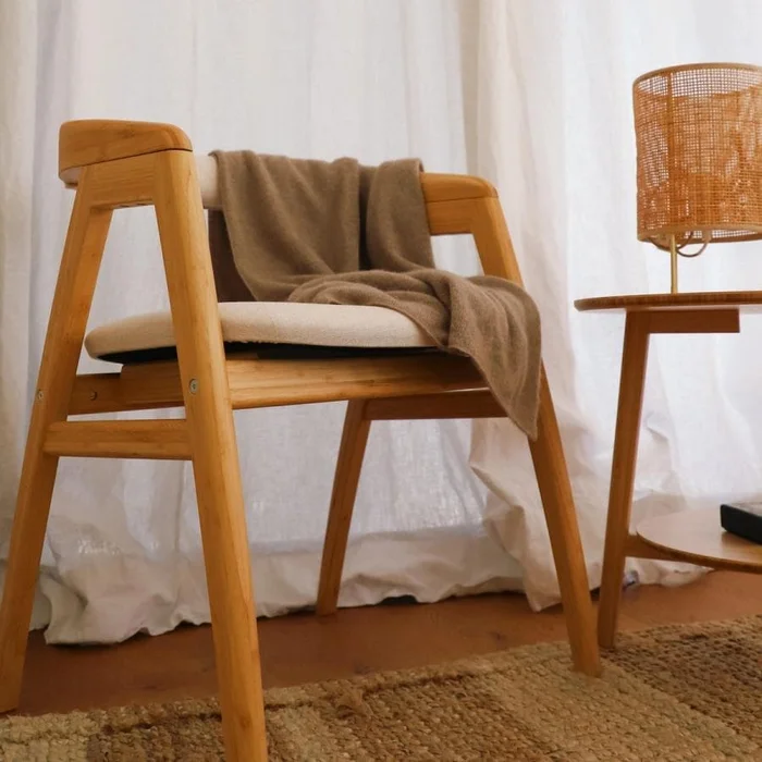 Silla Amalfi en Madera natural - Muebles, Uruguay | Uruguay Bamboo, vista 7