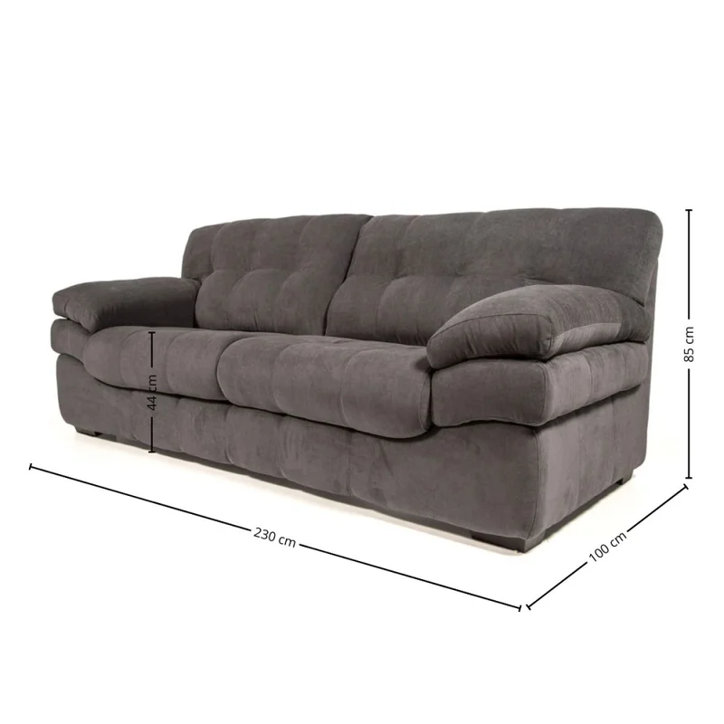 Sofá Trento - Tela Aquaclean Sustentable - 3 cuerpos - A fabricar en Patrón - Sillones y sofás, Uruguay | Nyr, vista 6