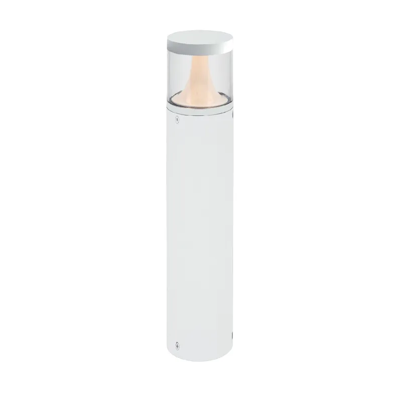 Luminaria Bolardo Exterior 9W Kane 80cm Blanco en Blanco - Lámparas de pie, Uruguay | Serlux