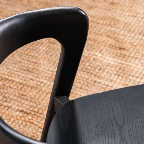 Silla De Comedor Berta Negra en Negro - Sillas, Uruguay | Berna home, vista 2