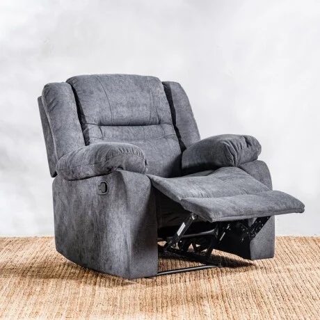Sillón Reclinable Renno 1 Cuerpo en Gris - Sillones y sofás, Uruguay | Aihaus, vista 3