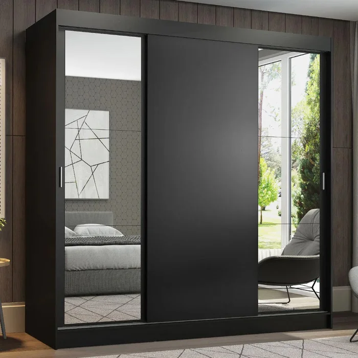Ropero Placard Matrimonial Reno 180CM Pareja con 2 Espejos 3 Puertas C en Multicolor - Roperos y placares, Uruguay | Balton, vista 7