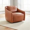 Butaca Giratoria Tela Marron Skylar Castaño en Marrón - Sillones y sofás, Uruguay | Divino, vista 1 de 5