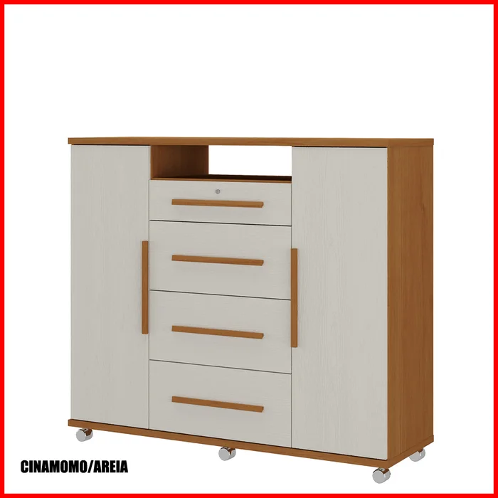 Comoda 4 cajones + 2 puertas – Versatil 10290204 - Cómodas, Uruguay | Punto Unión, vista 2