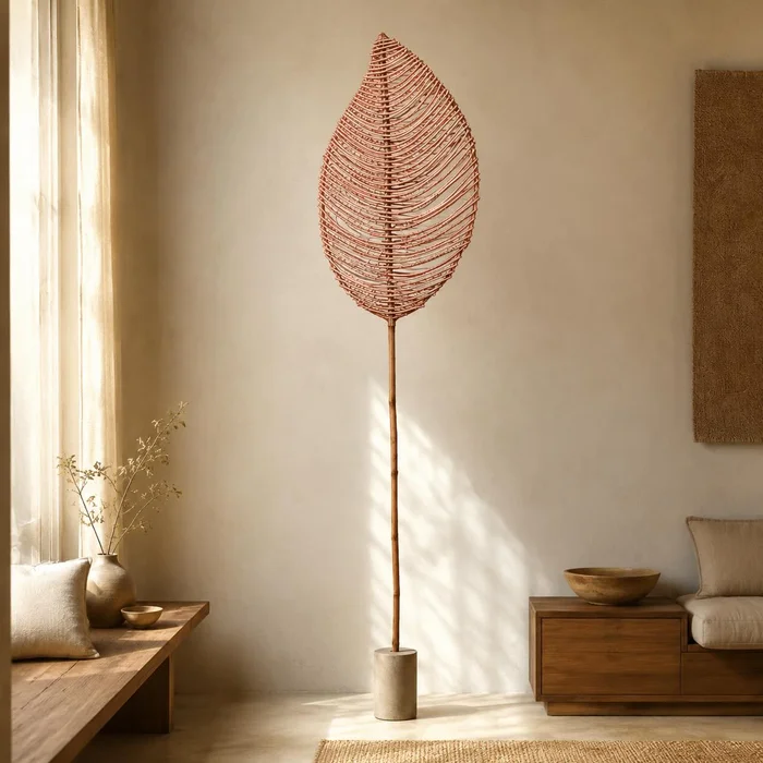 Palma De Rattan 2 mts alto en Terracota - Decoración, Uruguay | Camino a Casa