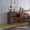 Escritorio 4 Cajones - Linea Monterrey - Nogal en Marrón - Escritorios y sillas de escritorio, Uruguay | Ecowood, vista 1 de 2