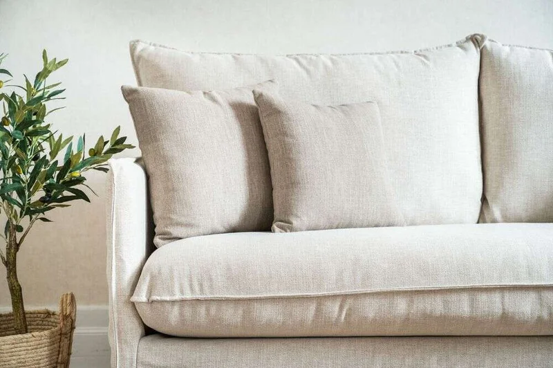 SILLON JOAQUINA - LINO BELGA ANTIMANCHAS en Beige - Sillones y sofás, Uruguay | La Iberica, vista 7