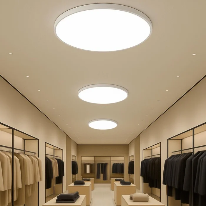 Plafón LED Grant Medium CCT Blanco en Blanco - Lámparas colgantes, Uruguay | Serlux, vista 3