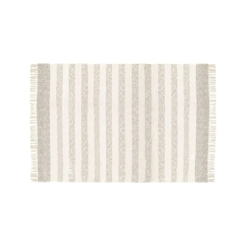 ALFOMBRA CON FLECOS AZUL/GRIS 122x178CM en Azul - Textiles, Uruguay | Koz