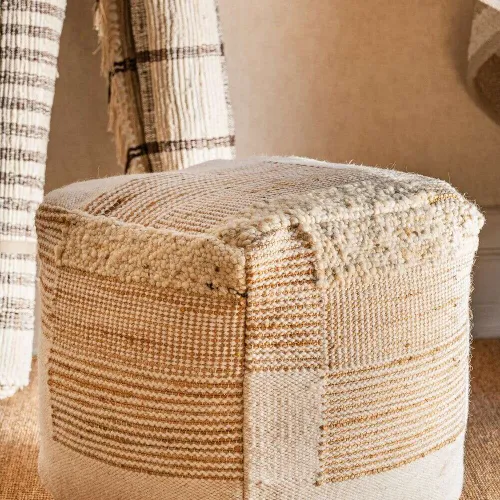 PUFF PATCH en Beige - Butacas, banquetas y puffs, Uruguay | La Iberica