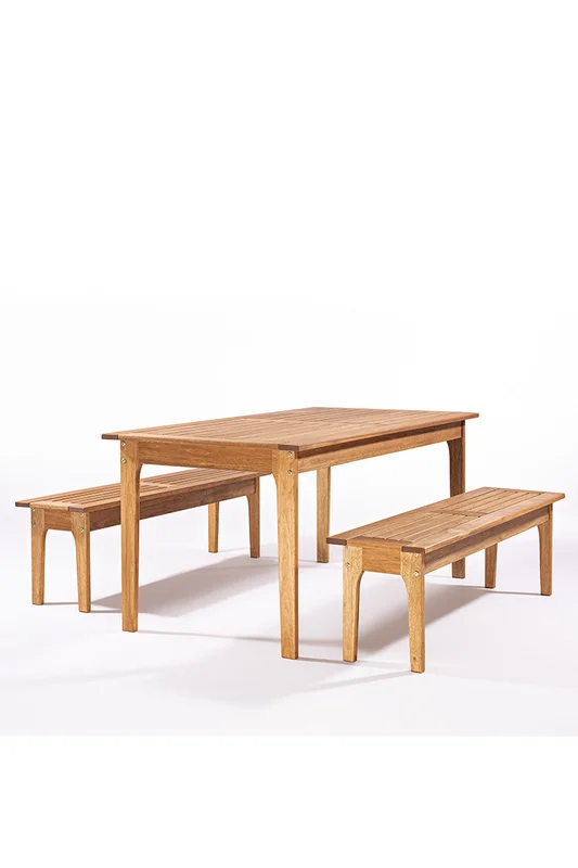 BANCO CHURRASQUEIRA 140x37x43CM JATOBA en Madera natural - Muebles para el exterior, Uruguay | Vinibel, vista 7