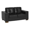 SOFA 100% CUERO - 2 CUERPOS - MODELO DOMINI - NEGRO en Negro - Sillones y sofás, Uruguay | Champagne Home, vista 3 de 5