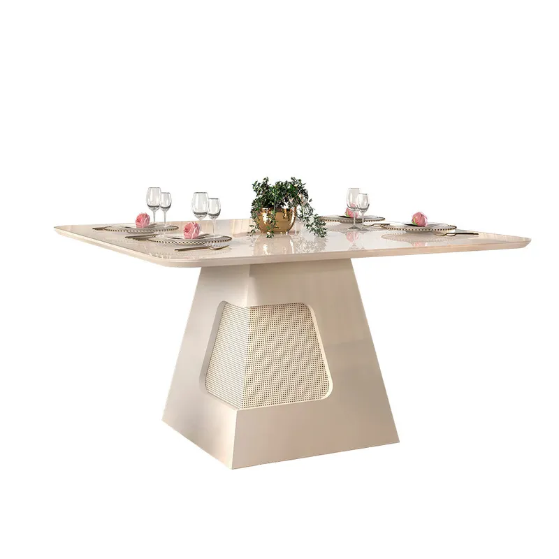 Mesa de Comedor Dala Línea París -  Blanco en Blanco - Mesas de comedor, Uruguay | Ecowood